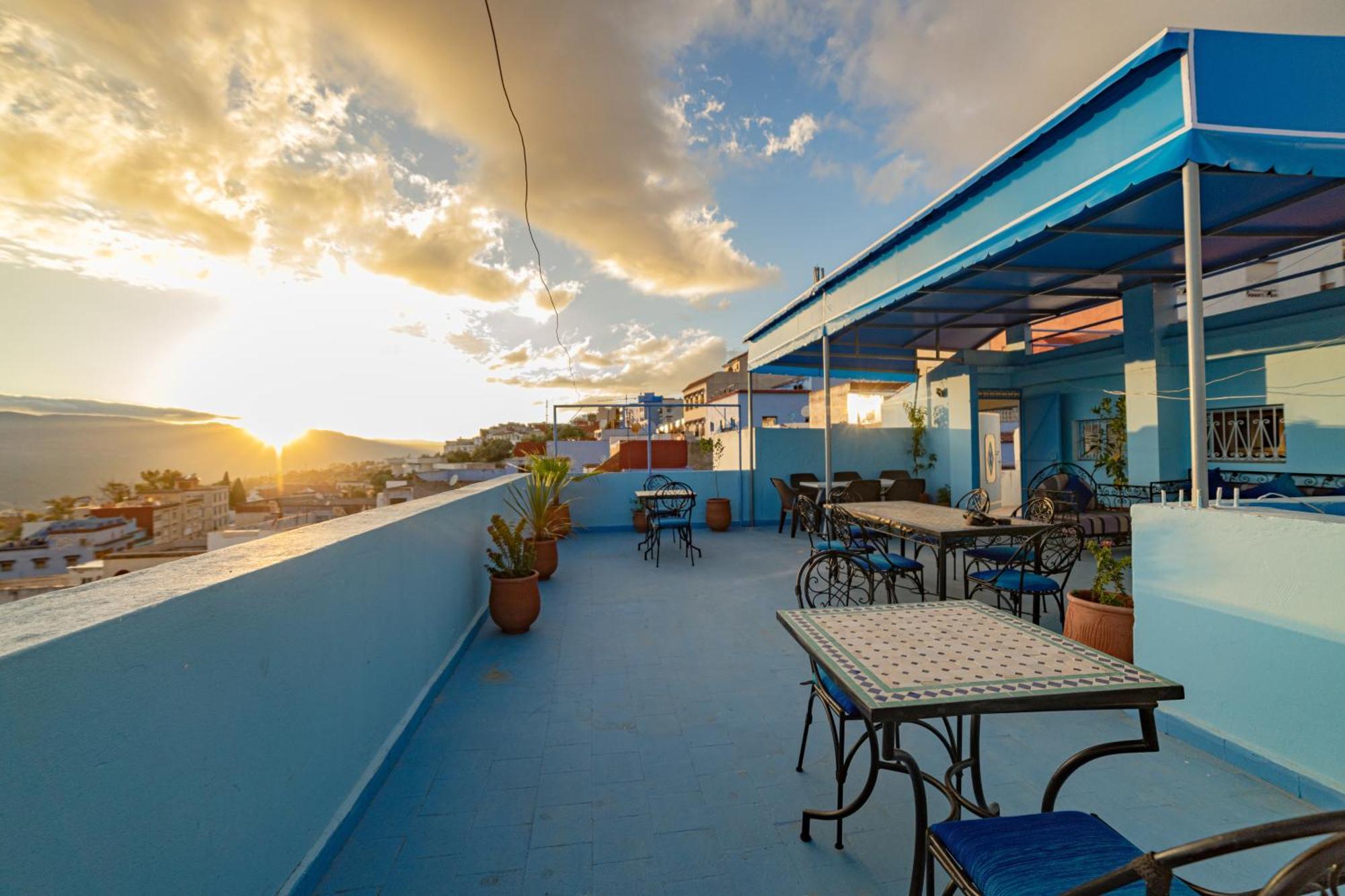 Casa Voyager 'Secret Garden Terrace' Lägenhet Chefchaouen Exteriör bild