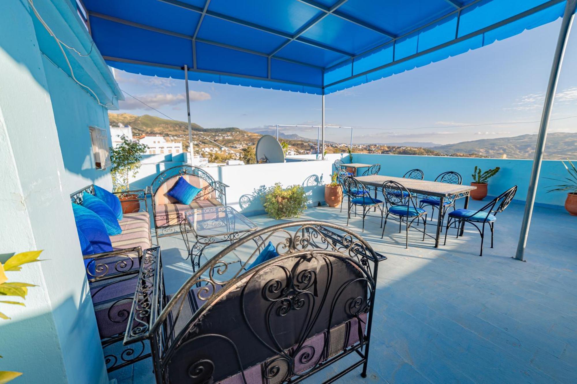 Casa Voyager 'Secret Garden Terrace' Lägenhet Chefchaouen Exteriör bild
