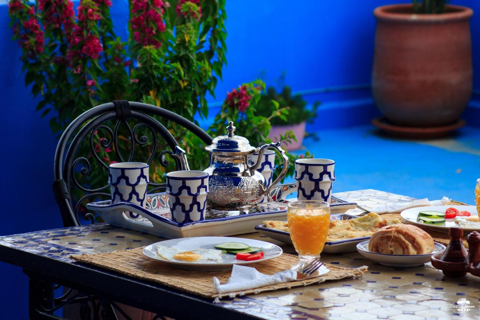 Casa Voyager 'Secret Garden Terrace' Lägenhet Chefchaouen Exteriör bild