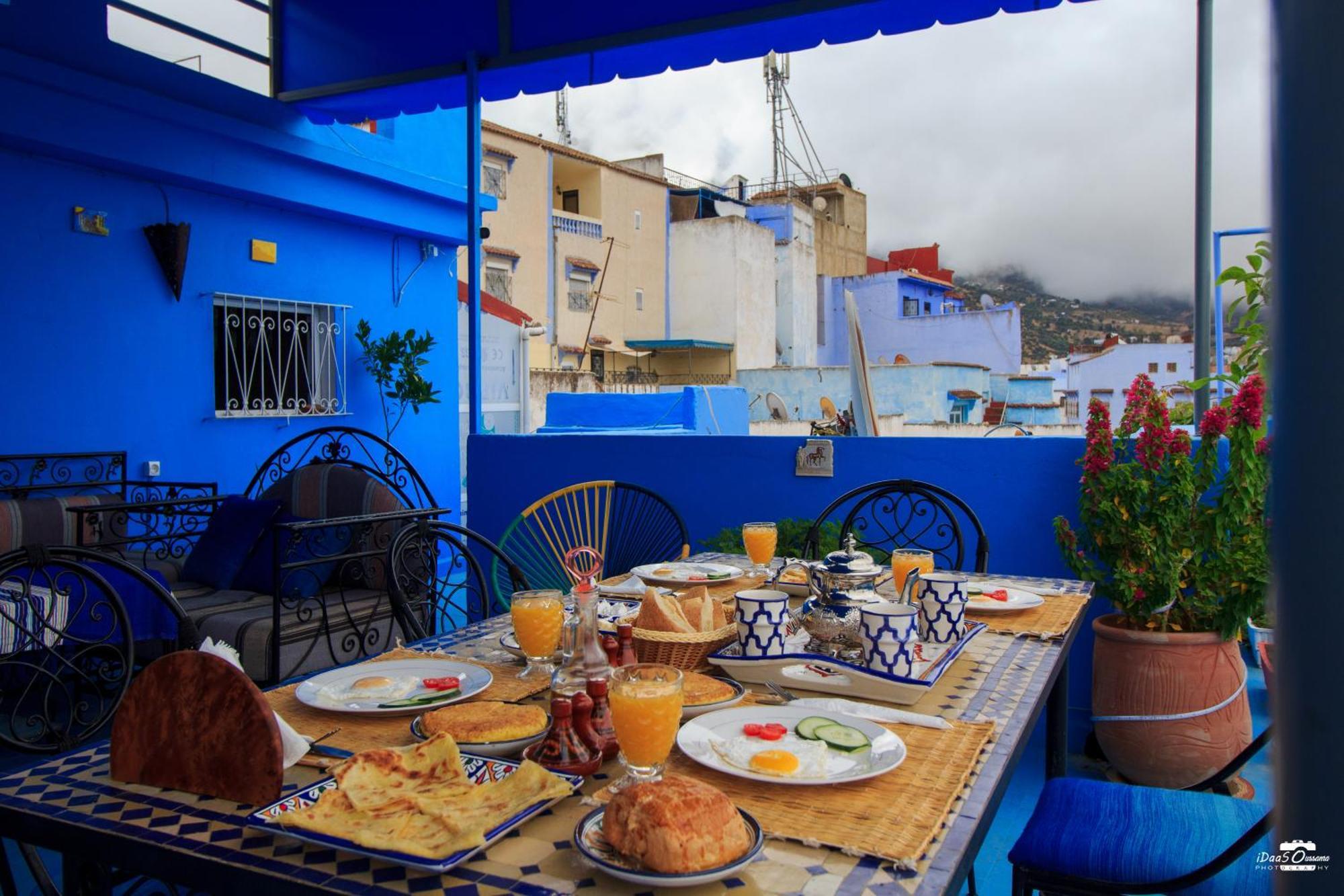 Casa Voyager 'Secret Garden Terrace' Lägenhet Chefchaouen Exteriör bild